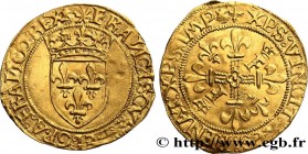 FRANCIS I
Type : Écu d'or au soleil, 8e type 
Date : 21/07/1519 
Date : n.d. 
Mint name / Town : Dijon 
Metal : gold 
Millesimal fineness : 958  ‰
Dia...