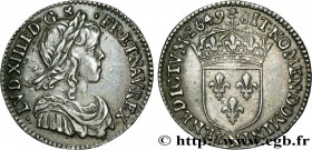 LOUIS XIV "THE SUN KING"
Type : Douzième d'écu à la mèche longue 
Date : 1649 
Mint name / Town : Montpellier 
Quantity minted : 320251 
Metal : silve...