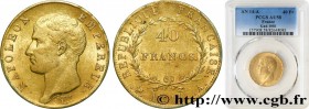 PREMIER EMPIRE / FIRST FRENCH EMPIRE
Type : 40 francs or Napoléon tête nue, Calendrier révolutionnaire 
Date : An 14 (1805) 
Mint name / Town : Paris ...