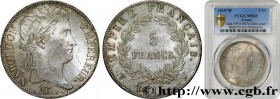 LES CENT JOURS / THE HUNDRED DAYS
Type : 5 francs Napoléon Empereur, Cent-Jours 
Date : 1815 
Mint name / Town : Lille 
Quantity minted : 21166 
Metal...