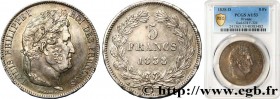 LOUIS-PHILIPPE I
Type : 5 francs IIe type Domard 
Date : 1838 
Mint name / Town : Lyon 
Quantity minted : 149091 
Metal : silver 
Millesimal fineness ...