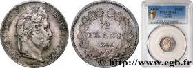 LOUIS-PHILIPPE I
Type : 1/2 franc Louis-Philippe 
Date : 1840 
Mint name / Town : Bordeaux 
Quantity minted : 42819 
Metal : silver 
Millesimal finene...