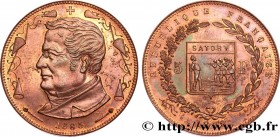 III REPUBLIC
Type : Module de 5 francs Thiers, frappe de souvenir 
Date : 1872 
Quantity minted : --- 
Metal : copper 
Diameter : 37  mm
Orientation d...