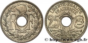 III REPUBLIC
Type : Essai de 25 centimes Lindauer, maillechort 
Date : .1938. 
Date : 1938 
Mint name / Town : Paris 
Quantity minted : --- 
Metal : n...