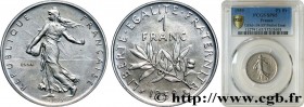 V REPUBLIC
Type : Essai-Piéfort de 1 franc Semeuse, nickel 
Date : 1959 
Mint name / Town : Paris 
Quantity minted : 104 
Metal : nickel 
Diameter : 2...