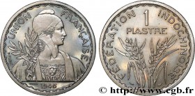 FRENCH INDOCHINA
Type : 1 Piastre ESSAI Fédération Indochinoise 
Date : 1946 
Mint name / Town : Paris 
Quantity minted : 1100 
Metal : copper nickel ...