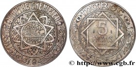 MOROCCO - FRENCH PROTECTORATE
Type : Essai de 5 Francs, en argent, poids lourd, AH 1365 
Date : 1946 
Mint name / Town : Paris 
Quantity minted : - 
M...
