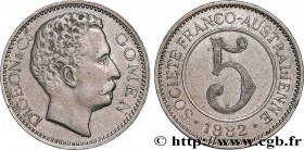 NEW CALEDONIA
Type : 5 Francs Digeon &Co - Gomen 
Date : 1882 
Quantity minted : --- 
Metal : copper nickel 
Diameter : 27,  mm
Orientation dies : 6  ...