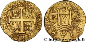 PERU - PHILIPPE V
Type : 8 Escudos 
Date : 1709 
Mint name / Town : Lima 
Quantity minted : - 
Metal : gold 
Millesimal fineness : 917  ‰
Diameter : 3...