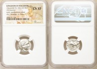 MACEDONIAN KINGDOM. Alexander III the Great (336-323 BC). AR drachm (17mm, 2h). NGC Choice XF. Posthumous issue of 'Colophon', ca. 310-301 BC. Head of...