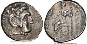 MACEDONIAN KINGDOM. Alexander III the Great (336-323 BC). AR drachm (16mm, 11h). NGC Choice XF. Posthumous issue of 'Colophon', ca. 310-301 BC. Head o...
