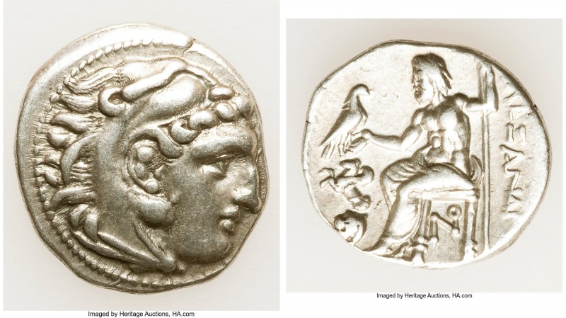 MACEDONIAN KINGDOM. Alexander III the Great (336-323 BC). AR drachm (18mm, 4.22 ...