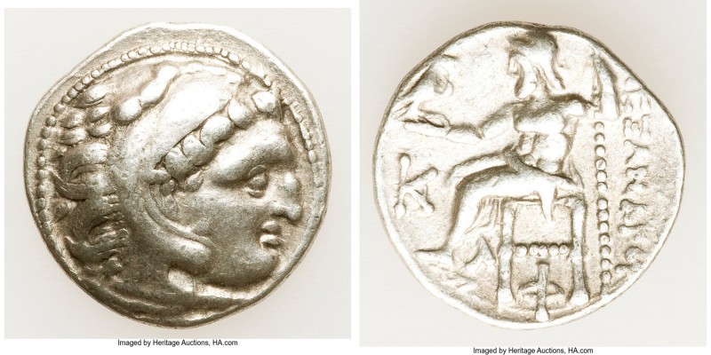 MACEDONIAN KINGDOM. Alexander III the Great (336-323 BC). AR drachm (19mm, 4.15 ...
