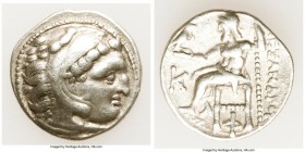MACEDONIAN KINGDOM. Alexander III the Great (336-323 BC). AR drachm (19mm, 4.15 gm, 12h). VF. Posthumous issue of 'Colophon', 310-301 BC. Head of Hera...