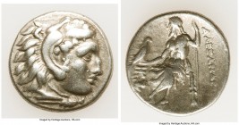 MACEDONIAN KINGDOM. Alexander III the Great (336-323 BC). AR drachm (18mm, 4.23 gm, 3h). Choice VF. Late lifetime issue of Abydus(?), ca. 328-323 BC. ...