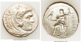 MACEDONIAN KINGDOM. Philip III Arrhidaeus (323-317 BC). AR tetradrachm (27mm, 17.17 gm, 3h). Choice VF, crystalized. 'Babylon'. Head of Heracles right...