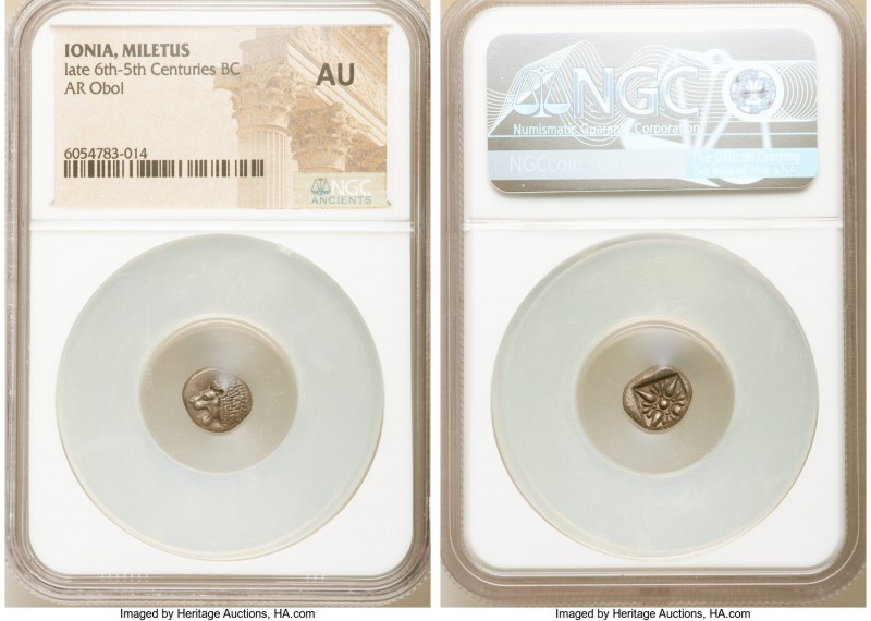 IONIA. Miletus. Ca. late 6th-5th centuries BC. AR 1/12 stater or obol (10mm). NG...