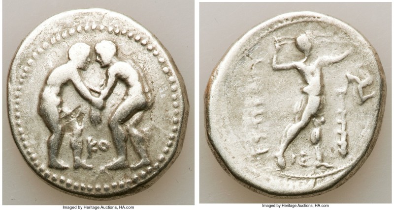 PAMPHYLIA. Aspendus. Ca. 325-250 BC. AR stater (25mm, 10.38 gm, 12h). Fine. Two ...