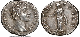 Marcus Aurelius, as Caesar (AD 161-180). AR denarius (18mm, 5h). NGC XF. Rome, AD 151-152. AVRELIVS CAESAR-ANTONINI AVG PII FIL, bare head of Marcus A...