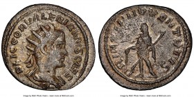 Valerian II, as Caesar (AD 256-258). BI antoninianus (22mm, 6h). NGC Choice XF. Antioch. P LIC COR VALERIANVS CAES, radiate, draped, cuirassed bust of...