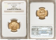 Victoria gold "St. George" Sovereign 1879-M MS61 NGC, Melbourne mint, KM7. AGW 0.2355 oz. 

HID09801242017

© 2020 Heritage Auctions | All Rights ...