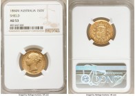 Victoria gold "Shield" Sovereign 1884-M AU53 NGC, Melbourne mint, KM6, S-3854A. AGW 0.2355 oz. 

HID09801242017

© 2020 Heritage Auctions | All Ri...