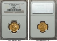 Franz Joseph I gold Restrike Ducat 1915 MS63 NGC, KM2267. AGW 0.1108 oz.

HID09801242017

© 2020 Heritage Auctions | All Rights Reserved
