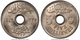 Hussein Kamil 5 Milliemes AH 1335 (1917)-H MS65 PCGS, Heaton mint, KM315. Ex. E.E. Clain-Stefanelli Collection

HID09801242017

© 2020 Heritage Au...