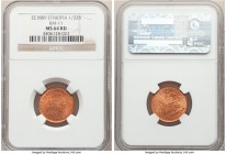Menelik II 1/32 Birr 1889 MS64 Red NGC, KM11.

HID09801242017

© 2020 Heritage Auctions | All Rights Reserved