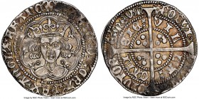 Henry VI (1st Reign, 1422-1461) Groat (4 Pence) ND (1422-1430) AU53 NGC, Calais mint, S-1836. 27mm. 3.81gm. Typical waviness to the flan yields to an ...