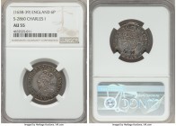 Charles I 6 Pence ND (1638-1639) AU55 NGC, Tower mint, anchor mm, S-260, KM180. Noted written date in marker on the reverse.

HID09801242017

© 20...