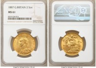 Victoria gold 2 Pounds 1887 MS61 NGC, KM768, S-3865. Jubilee head. AGW 0.4710 oz.

HID09801242017

© 2020 Heritage Auctions | All Rights Reserved