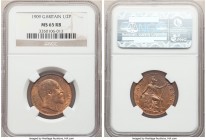 Edward VII 1/2 Penny 1909 MS65 Red and Brown NGC, KM793.2, S-3991.

HID09801242017

© 2020 Heritage Auctions | All Rights Reserved