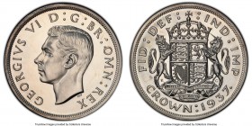 George VI 15-Piece Certified Proof Set 1937 PCGS, 1) Farthing - PR66 Red and Brown, S-4116 2) 1/2 Penny - PR66 Red and Brown, S-4115 3) Penny - PR65 R...