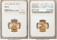 Elizabeth II gold Sovereign 1979 MS64 NGC, KM919. AGW 0.2355 oz. 

HID09801242017

© 2020 Heritage Auctions | All Rights Reserved
