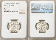 British India. Bengal Presidency 2-Piece Lot of Certified Rupees AH 1229 Year 17/49 (1815) MS65 NGC, Benares mint, KM42. Plain edge. Sold as is, no re...
