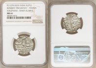 British India. Bombay Presidency 3-Piece Lot of Rupees FE 1239 (1829) MS61 NGC, Poona mint, KM325 (under Maratha Confederacy). Nagphani mintmark, stru...