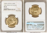 Estados Unidos gold "World Cup Soccer" 500 Pesos 1986-Mo MS68 NGC, Mexico City mint, KM501.1. AGW 0.5000 oz. 

HID09801242017

© 2020 Heritage Auc...