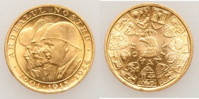 Mihai I gold "Romanian Kings" 20 lei 1944 UNC, KM-XM13. 20.9mm. 6.56gm. AGW 0.1895 oz. 

HID09801242017

© 2020 Heritage Auctions | All Rights Res...