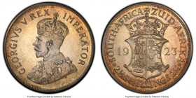 George V Proof 2-1/2 Shillings 1923 PR64 PCGS, Pretoria mint, KM19.1. Mintage: 1,402. 

HID09801242017

© 2020 Heritage Auctions | All Rights Rese...