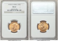 George V gold Sovereign 1932-SA MS63 NGC, Pretoria mint, KM-A22, S-4005. AGW 0.2355 oz.

HID09801242017

© 2020 Heritage Auctions | All Rights Res...