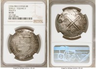 Philip II 8 Reales ND (1556-1598) S-B XF40 NGC, Seville mint, KM38.1, Cay-3953. Square D variety. 27.16gm.

HID09801242017

© 2020 Heritage Auctio...