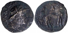 Silver Hemidrachma Coin of Sapadbizes of Early Kushans.