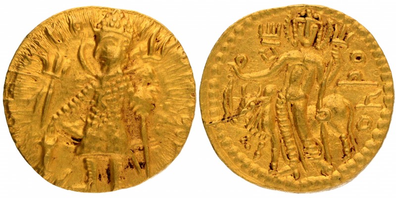 Ancient India Coins
Kushan Dynasty
08. Vasudeva I (190-230 AD)
Gold Dinara 
...
