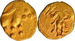 Gold Fanam Coin of Hoysala Dynasty.