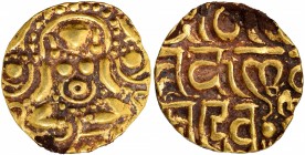 Gold Four and Half Masha Coin of Chandellas of Jejakabhukti.