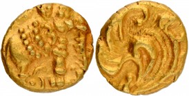 Gold Fanam Coin of Western Ganga Dynasty.