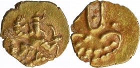 Gold Fanam Coin of Samarakolakalan of Banas of Madurai.