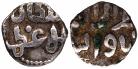 Silver One Twelfth Tanka Coin of Jalal ud din Firuz of Delhi Sultanate.