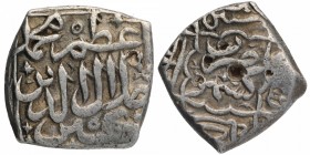 Silver Sasnu Coin of Muhammad Ghazi Shah of Kashmir Sultanate.